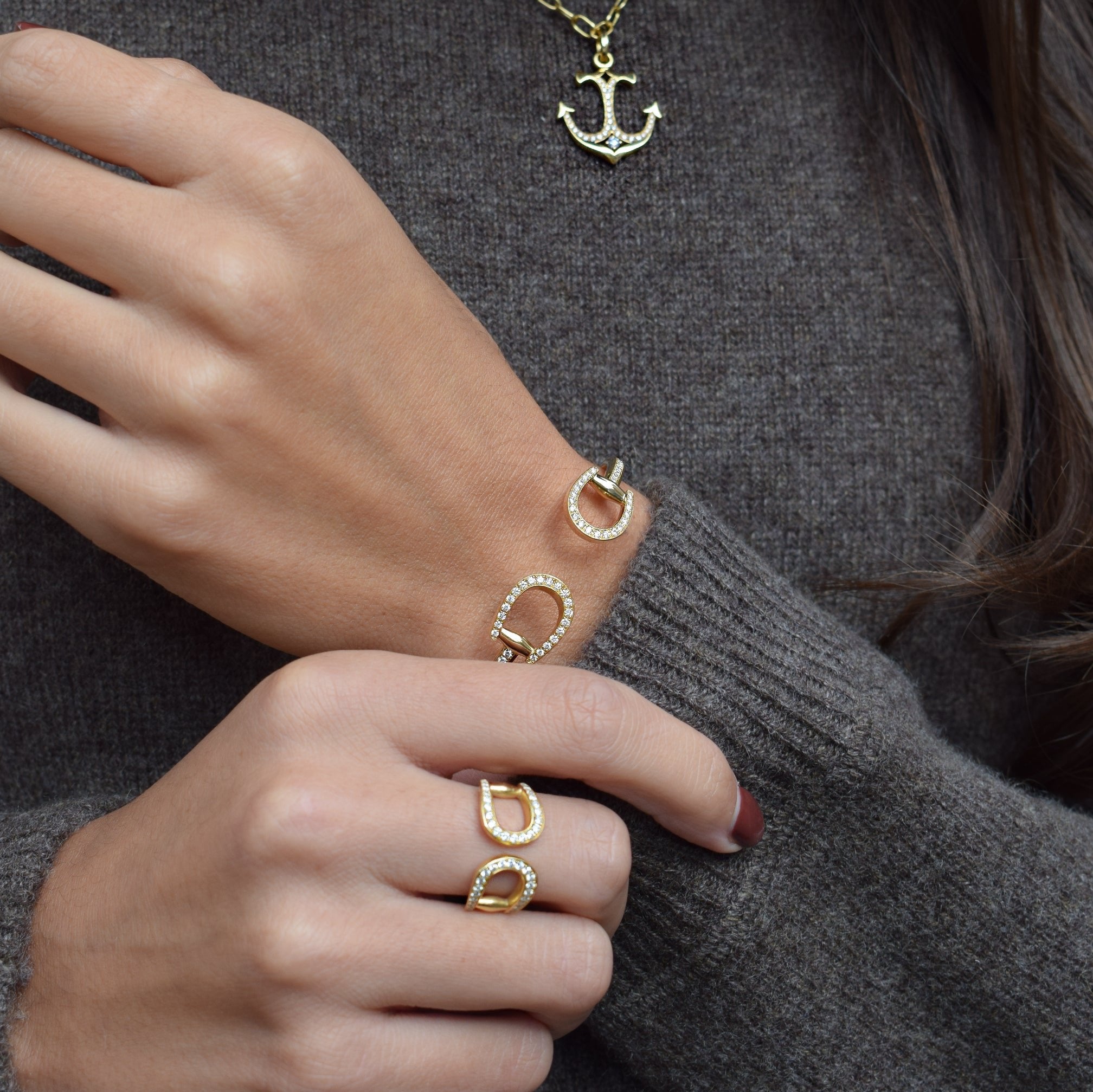 Fulanda Horsebit Saddle Bracelet